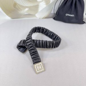特 P200 3.0Cm香奈儿新款弹力腰带，双面头层羊皮皮料，长度：65.70.75.80.85.90.95.欧，铜五金扣原版开模定制庆祝]