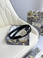 特 Dior 2.0cm腰带 双面原版牛皮 搭配CD标志性扣头 原单品质