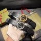 特 宽4.0Cm Gucci 每一季，品牌标识都会吐故纳新，于经典之中融入新意。在这款腰带上，经典Gg标识以亮眼之姿生动呈现，与双G造型配件相得益彰