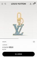 Lv 钥匙扣 包包挂件配饰Gloss 钥匙扣将有机玻璃 Lv 字母镶嵌金属之中，其上点缀 Nanogram 图案，以明丽笔触灵动演绎夏日风情，可轻松点亮各式手袋