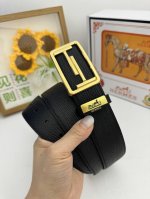 品名：爱马仕.HermèS 原单 材质：原单牛皮腰带 百分百头层牛皮腰带保证真皮，24K纯钢扣，专柜原单品质、做工精细，时尚大牌，送人自用首选 包装： 请认准如