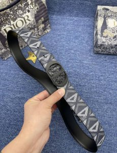 迪奥550 3. 5Cm 特 这款 30 Montaigne Avenue 腰带从同名手袋汲取灵感，是二零二三年秋季新品。采用黑色光滑 牛皮革精心制作，质感柔软