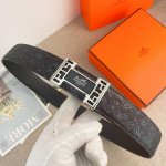 p200 爱马仕 特种皮腰带系列 ，原厂五金精品不锈钢扣 手感柔软舒适 宽3.8Cm。