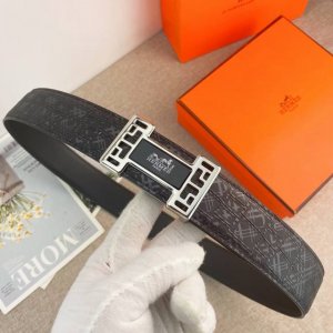p200 爱马仕 特种皮腰带系列 ，原厂五金精品不锈钢扣 手感柔软舒适 宽3.8Cm。