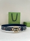 宽度4.0Cm Gucci 米奇动漫图案是Gucci的标志性元素之一，在这款配饰中焕新演绎为卡通风格设计。这款腰带融合了经典米奇元素和双G图案，突显品牌悠久的设