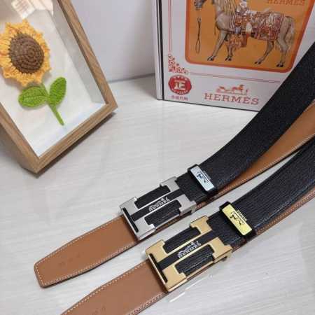 品名：爱马仕.Hermès 原单 材质：原单牛皮腰带 百分百头层牛皮腰带保证真皮，24K纯钢扣，专柜原单品质、做工精细，时尚大牌，送人自用首选 - 点击图像关闭