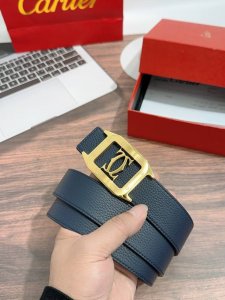 卡地亚原单品质进口小牛皮革！宽度：3.5Cm。818810