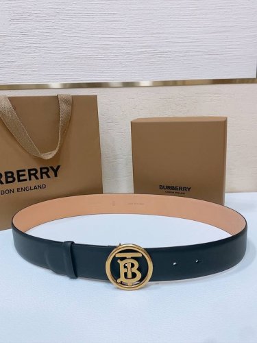 B Urbrry Tb金属Logo扣 原厂小牛皮软妖带. 4.0Mm精品