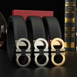 特 菲拉格慕秘原单高端品质专柜官网同步支持NFC感应宽度3.5精美扣头意大利进口头层小牛皮原版花纹纹理消晰真实感超强打造全新的视觉3D郊果高档客户入手送礼自用佳