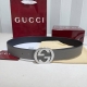 Gucci 古奇新款 DDD 采用双面Togo纹头层牛皮 纯钢精品花纹扣头打造 双面可用，柔软细腻，休闲商务，百搭大方，商务休闲！ DDD 宽度：3.8Cm D