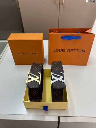 Lv路易威登 男士牛皮腰带 D-29全套包装+手提袋 - 点击图像关闭