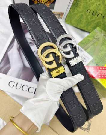 皮带：古奇..Gu..Cci自动扣- 腰带：顶级原单复刻版.古驰.自动带系列百分百进口原厂头层牛皮，保证真皮。雕花镂空工艺.真空电镀.永不掉色.24K纯钢扣头层 - 点击图像关闭