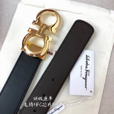 无夹层原厂皮 Ferragamo菲拉格慕 Nfc芯片扫码款 正品尺寸3.5Cm意大利原厂皮
