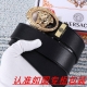 男士腰带：范思哲 原单 男士皮带：百分百头层牛皮，保证真皮。24K纯钢扣双面可用专柜同等质量， 送人自用首选 包装： 请认准如图专柜包装，赠送打孔器，银联发票，