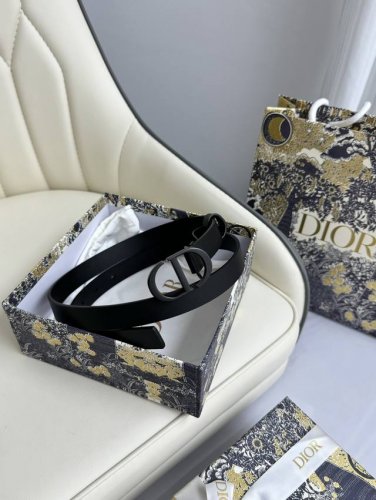 特 Dior 2.0cm腰带 双面原版牛皮 搭配CD标志性扣头 原单品质