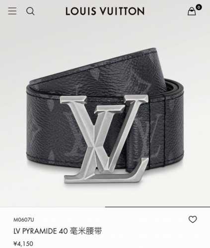 特 P180 路易威登 Lv 全套包装 40Mm宽度 正品一体铸造五金钢扣，原厂皮料 双面原厂定制面料！区别市场货