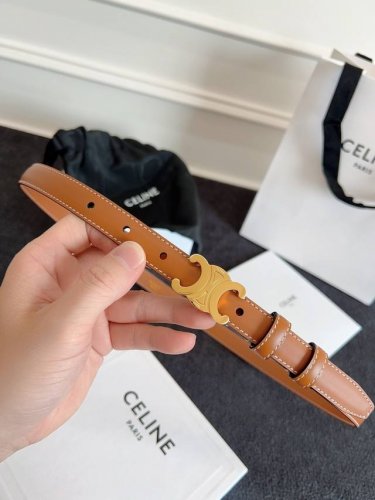 Celine.赛琳 全套包装 赛琳 CéLine 凯旋门腰带 1.8Cm精品 进口牛皮腰带.