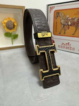 品名：爱马仕.Hermès 原单 材质：原单牛皮腰带 百分百头层牛皮腰带保证真皮，24K纯钢扣，专柜原单品质、做工精细，时尚大牌，送人自用首选 包装： 请认准如 - 点击图像关闭