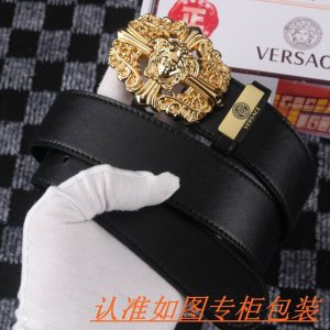 品名：范思哲·原单·P180 材料：百分百头层牛皮，保证真皮。专柜原单品质、做工精细，送人自用首选 包装： 请认准如图专柜包装，赠送打孔器，银联发票，宽度3.8