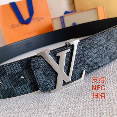 配枪套包装礼盒 Lv 支持nfc扫描，经典单原品质，搭配经专典柜扣宽度4.0高端大氣，牛皮底、欢迎砸单、原系单列