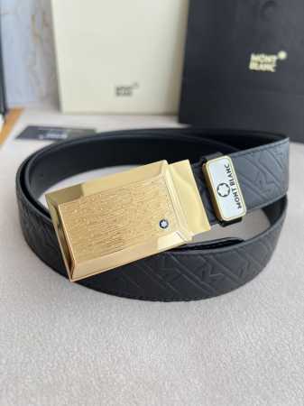 品名：万宝龙.Montblanc原单 腰带 皮带 型号：挂扣，新款原版经典精品花纹挂扣，实物拍摄，原版头层牛皮 材料：百分百头层牛皮，保证真皮。双面可用专柜同等 - 点击图像关闭