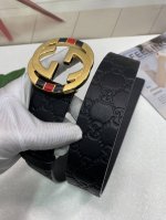 配全套包装礼盒 古驰：原单头层牛皮压G面，内衬头层牛皮小牛皮底，平板无线带身.搭配原单扣，原产皮料定制，专柜宽度3.8