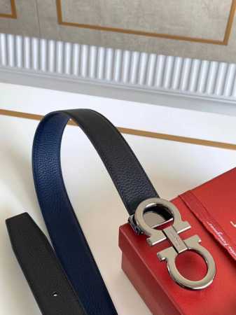 F家 宽3.5Cm F家新款出货 正品尺寸,意大利原厂皮料。 - 点击图像关闭