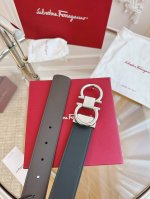 特P160 菲拉格慕 宽3.5Cm 原厂皮料.精密黄铜五金、正品厂Ip电镀！原版搭配 双面可随意调换使用 原单品质