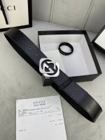 宽度4.0Cm Gucci 经典款G家印花 搭配顶级镶钻两件套钢扣 采用精挑细选进口顶级牛皮 手感柔软细腻