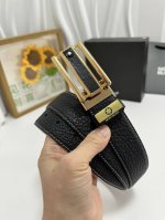 品名：万宝龙 Montblanc 材质：原单牛皮腰带 百分百头层牛皮腰带保证真皮，24K纯钢扣，专柜原单品质、做工精细，时尚大牌，送人自用首选 包装： 请认准如