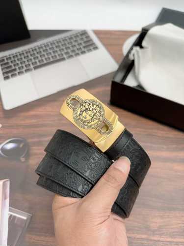 特 范思哲专柜同步原单品质进口小牛皮革！宽度：3.5Cm。913151