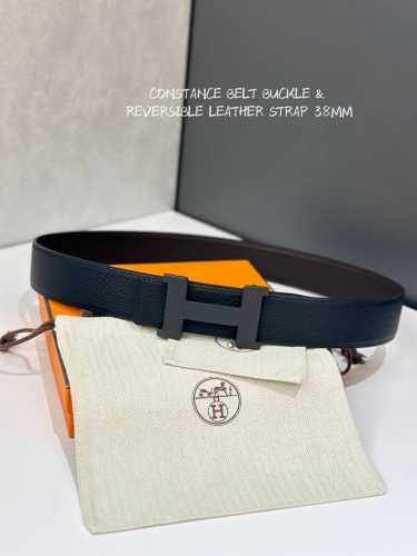 爱～马仕、Constance Belt Buckle & Reversible Leather Strap 38Mm 顶级