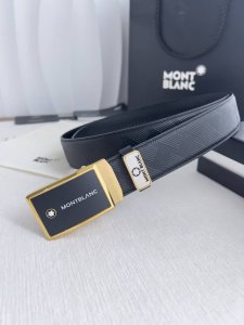 品名：万宝龙.Montblanc原单 腰带 自动皮带 型号：自动带，原版新款纯钢材质自动扣，双面头层牛皮实物拍摄， 材料：百分百头层牛皮，保证真皮。专柜同等质量