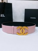 Chanel 复古金扣 小牛皮腰带 简约 经典 手感柔软 5.5Cm
