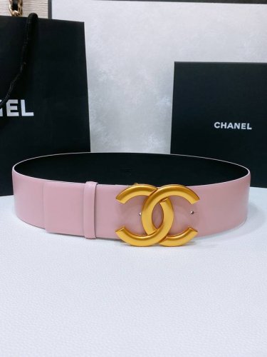 Chanel 复古金扣 小牛皮腰带 简约 经典 手感柔软 5.5Cm