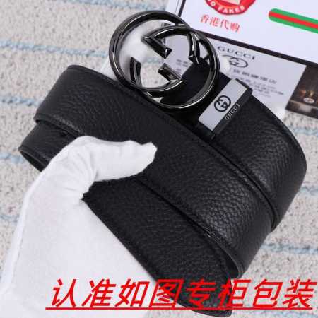 品名：古奇.Gu...Cci原单 材料：百分百头层牛皮，保证真皮。24K纯钢扣双面可用专柜同等质量， 送人自用首选 包装： 请认准如图专柜包装，赠送打孔器，银联 - 点击图像关闭