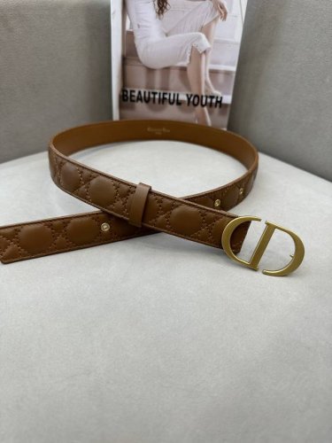 Dior官网同步，3.0 Cm羊腰带，简约大气复古五金，品质到位，永恒的美感，三色可选，长度75 －95，编号：Npj-2-3081