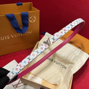 L V 村上隆联名腰带 女士款 宽1.5Cm代购版本