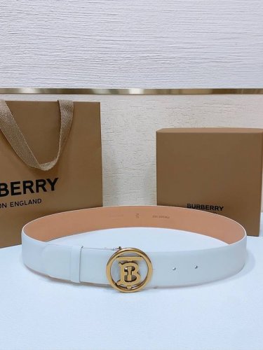 B Urbrry Tb金属Logo扣 原厂小牛皮软妖带. 4.0Mm精品