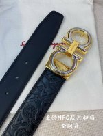 特 Nfc-F3.5Cm高级定制款男士皮带 ，双面进口牛皮，自行选择搭配 真材实料 很有质感 时尚经典不失风范 可自行裁剪 ！