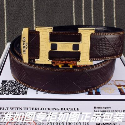 品名：爱玛仕.Her..Mes原单 型号：认准如图专柜包装，赠送打孔器 材料：百分百头层牛皮皮带，24K纯钢扣中间带logo字母保证真皮。专柜同等质量， 送人自