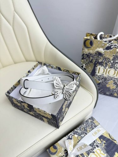 特 Dior 2.0cm腰带 双面原版牛皮 搭配CD标志性扣头 原单品质