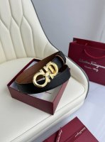 特 Ferragamo.菲拉格慕 全套包装 宽度3.5Cm 高级定制款男士皮带 双面进口牛皮 可双面使用 自行选择搭配 真材实料 很有质感 时尚经典不失风范 搭