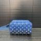 Louisvuitton 路易威登 Lv印花洗漱包袋 手拿包 化妆包 经典百搭 实物拍摄 原厂原版面料 配送防尘袋 礼盒 12 X 22 Cm。