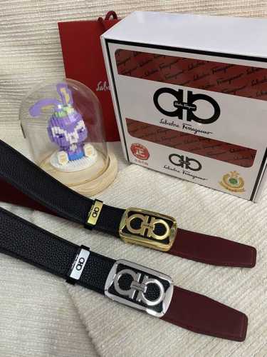 品名：菲拉格幕 原单皮带 材质：原单牛皮腰带 百分百头层牛皮腰带保证真皮，24K纯钢扣，专柜原单品质、做工精细，时尚大牌，送人自用首选 包装：