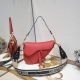 大号 Dior Saddle 红色手掌纹系列 配专柜盒子 大号尺寸：25.5 X 20 X 6.5 厘米 Be A Classic With Classics