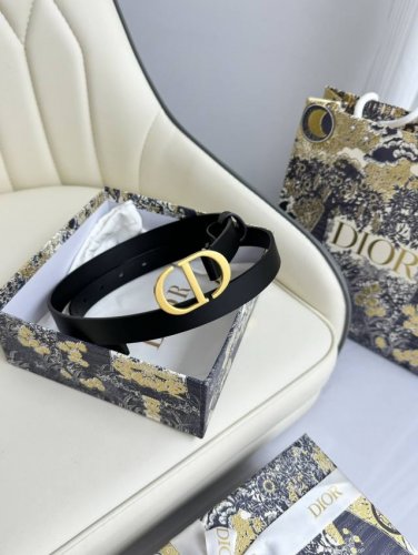 特 Dior 2.0cm腰带 双面原版牛皮 搭配CD标志性扣头 原单品质