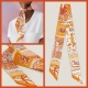 爱马仕Hermes Rayures D'ete Twilly小丝巾 Twilly小丝巾 100%桑蚕丝 重磅18姆米斜纹面料 这款小巧的真丝配饰佩戴方式千变万化