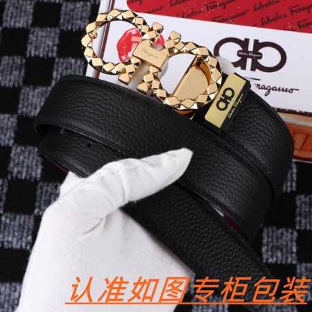 男士腰带：菲拉格木 原单 男士皮带：百分百头层牛皮，保证真皮。24K纯钢扣双面可用专柜同等质量， 送人自用首选 包装： 请认准如图专柜包装，赠送打孔器，银联发票 - 点击图像关闭
