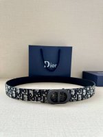 Dior 这款金属覆层黄铜腰带扣是二零二四春季系列新品，展示 Cd Icon 标志和 Oblique Cosmo 图案，致敬 Dior 的经典图案。可与各式 3